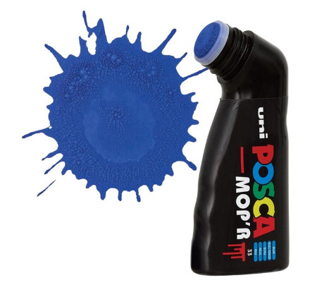 Uni Posca(Uni-Ball) Μαρκαδόρος Mop'r PCM-22 (Μπλε) 3-19mm