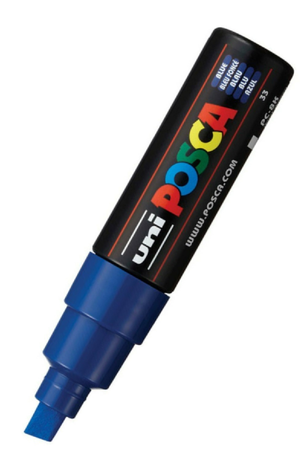 Uni Posca(Uni-Ball) Μαρκαδόρος PC-8K 8mm (Μπλε)