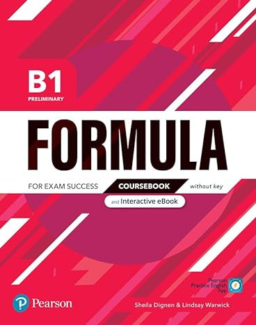 Pearson - Formula B1 Preliminary - Coursebook (without key & eBook)(Μαθητή)