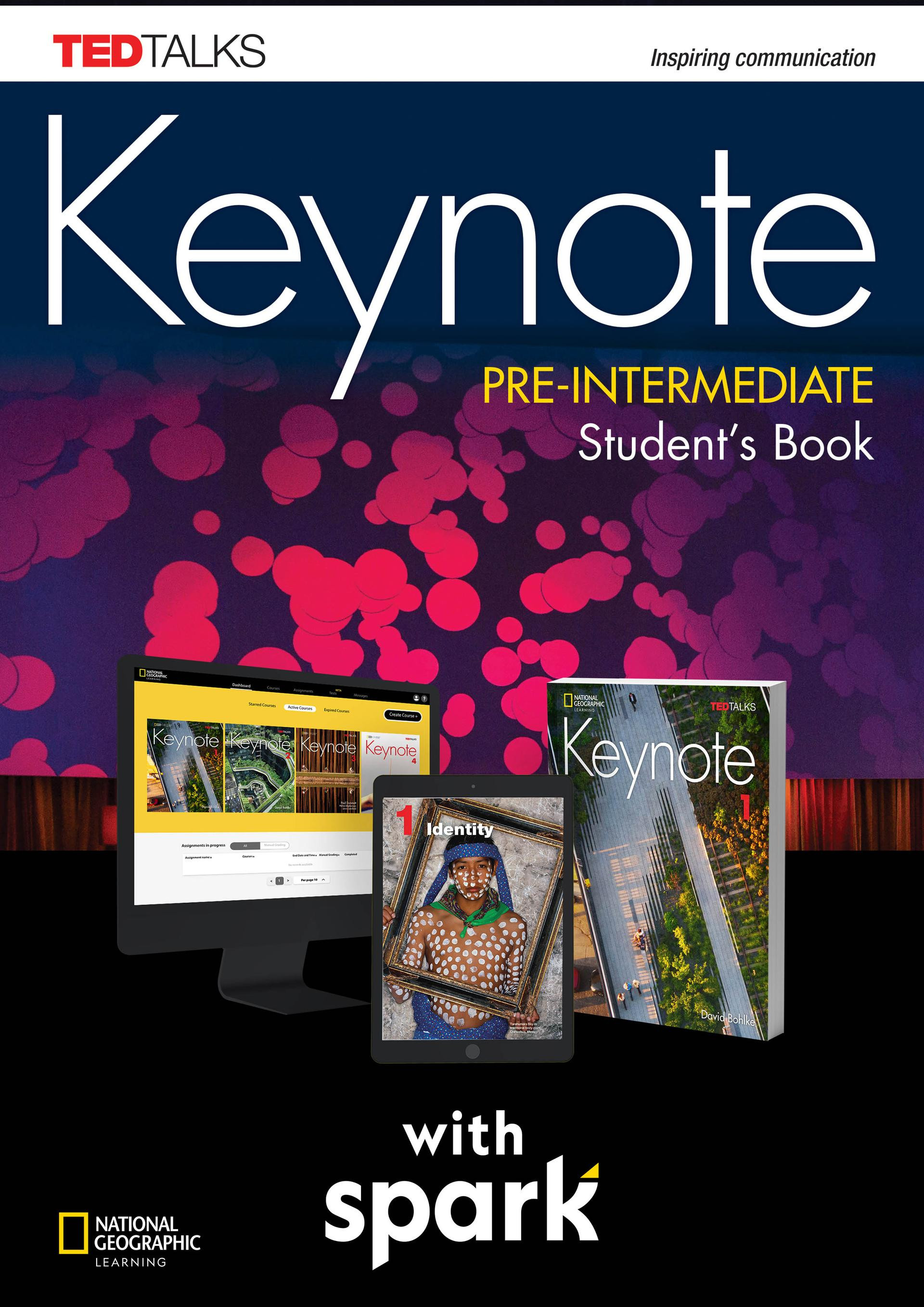 National Geographic Learning(Cengage) - Keynote Pre-Intermediate - Student's Book with the Spark platform(Μαθητή)inte