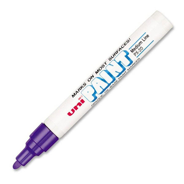 Uni Paint Μαρκαδόρος PX-20 Medium Fine 2.2-2.8mm (Βιολετί)