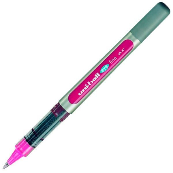 Uni-Ball Στυλό Eye Fine UB-157 Rollerball 0.7mm (Ροζ/Φούξια)