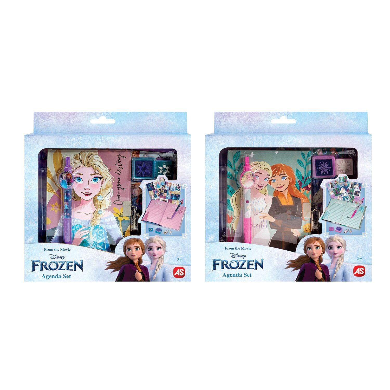 AS Company Ατζέντα Σετ Disney Frozen Σε 2 Σχέδια (Για 3+ Χρονών)