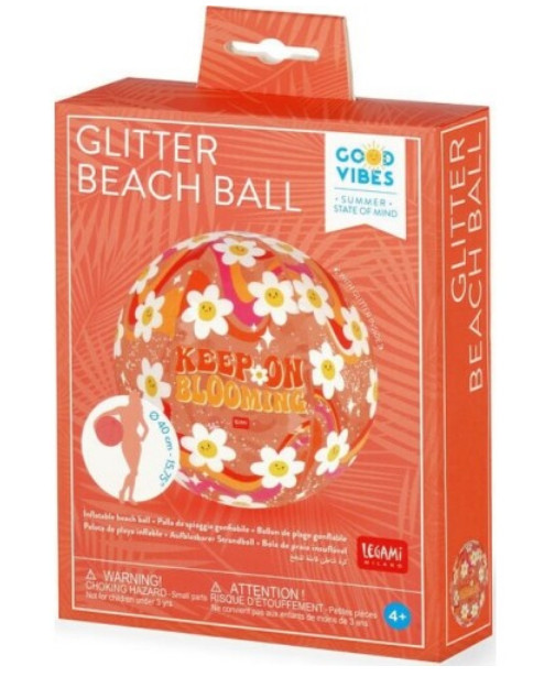 Legami Milano Good Vibes Φουσκωτή Μπάλα Παραλίας (Glitter Beach Ball Daisy)