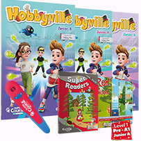 Εκδόσεις Super Course Publishing - Hobbyville Junior A - Πακέτο Μαθητή (+S.Readers Level 1+Talking Pen+Revision Book)