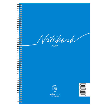 Salko Τετράδιο Σπιράλ 3 Θεμάτων (Notebook Fluo) 90 Φύλλων/180 σελίδων, 17x25cm