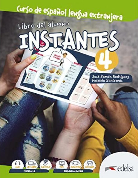 Instantes 4(B2) - Libro del alumno (Audio descargable)Pack Griego 2024