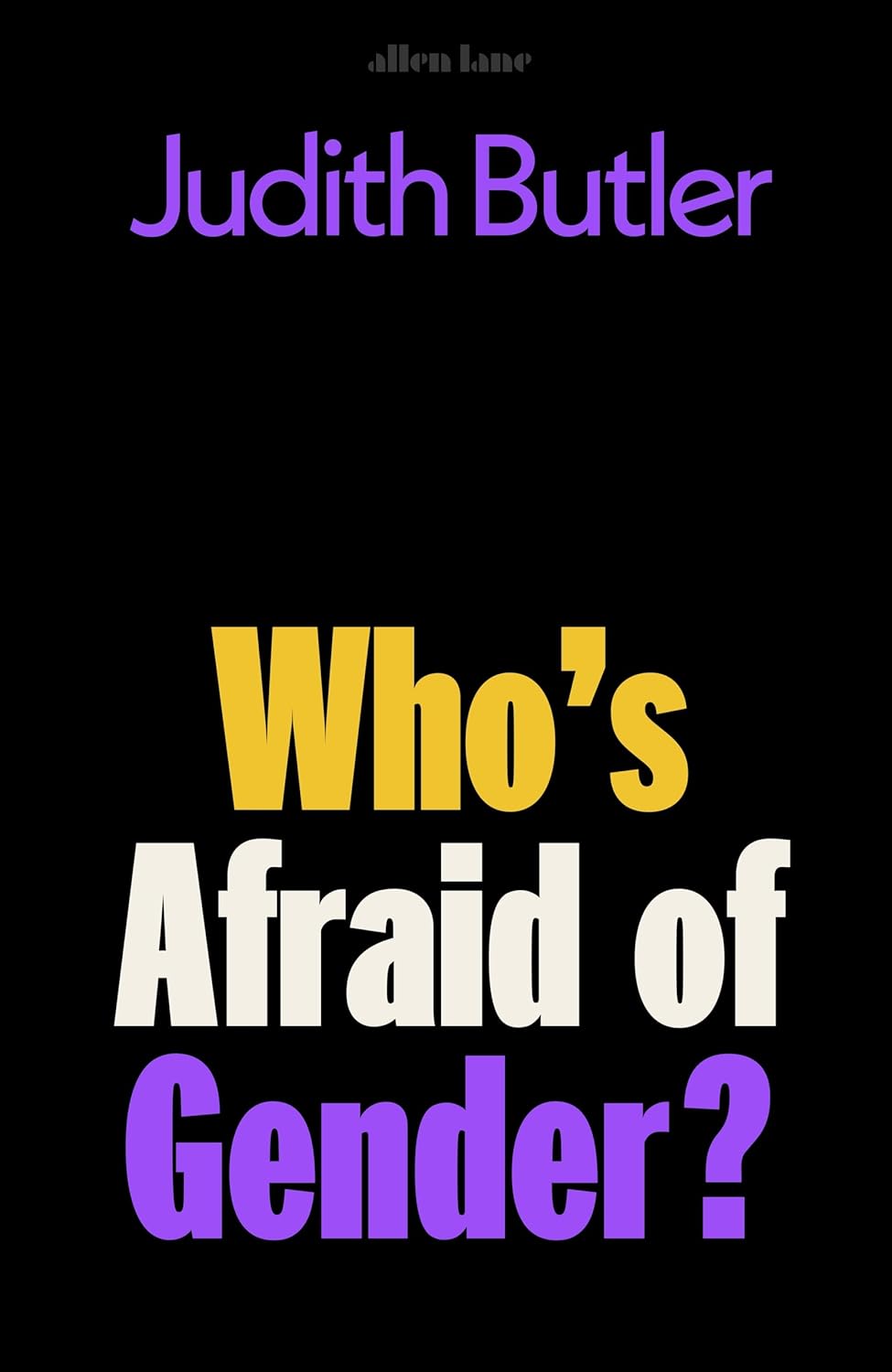 Publisher Penguin - Whos Afraid of Gender? - Judith Butler