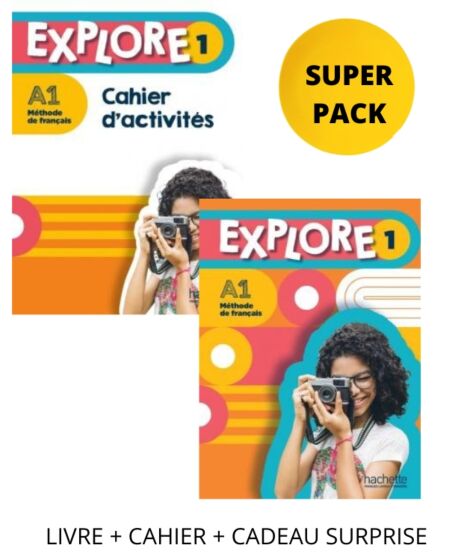 Explore 1 - Super Pack (Livre + Cahier + Cadeau Suprise) - Hachette