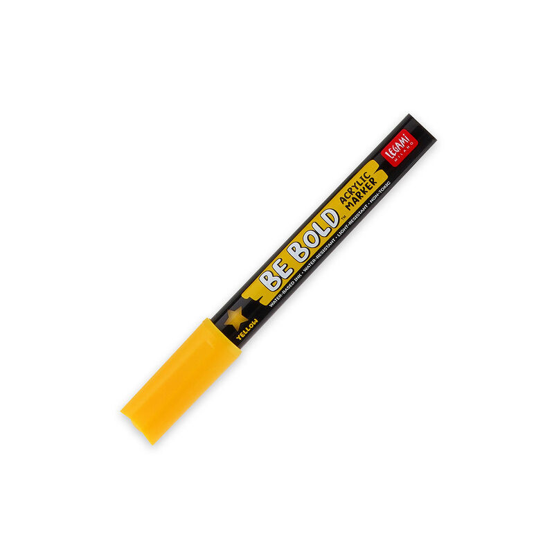 Legami Milano Acrylic Marker ''Be Bold'' 0.9-2mm (Yellow)