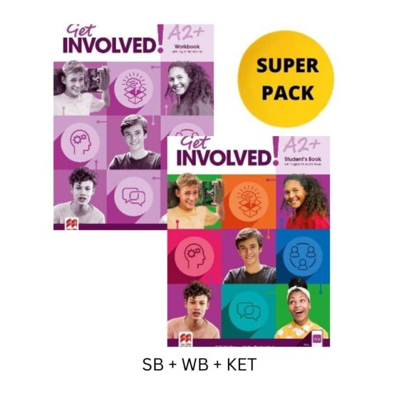 Get Involved A2+ - Super Pack(SB + WB + KET)Πακέτο Μαθητή(British Edition) - Macmillan