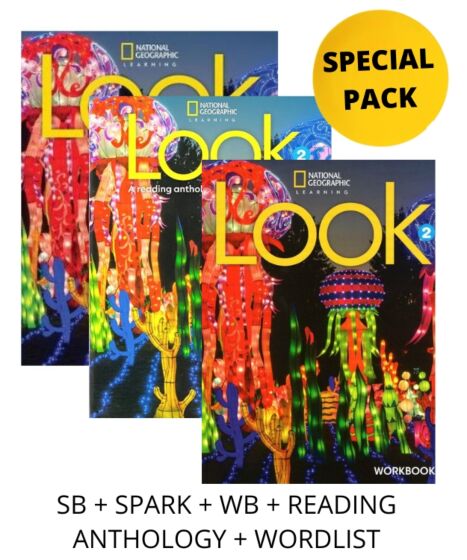 Look 2(British Edition) - Special Pack for Greece(Student's Book + Spark +Reading Anthology + Workbook + Wordlist) -National Geographic Learning(Cengage)