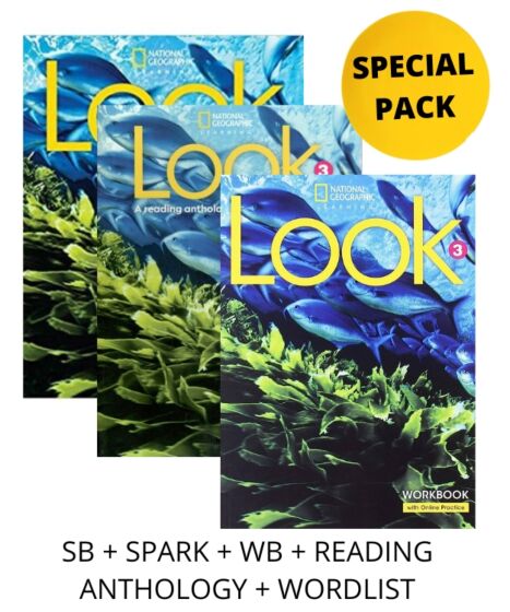 Look 3(British Edition) - Special Pack for Greece(Student's Book + Spark +Reading Anthology + Workbook + Wordlist) -National Geographic Learning(Cengage)