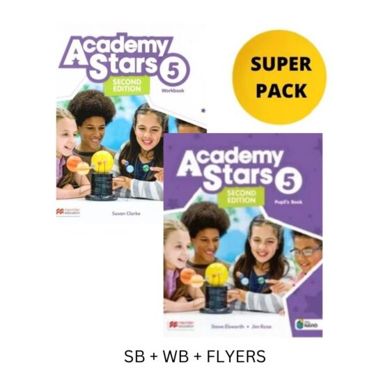 Academy Stars 5 Super Pack (Student's Book + Workbook + Flyers) 2nd Edition - Macmillan