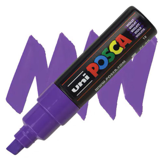 Uni Posca(Uni-Ball) Μαρκαδόρος PC-8K 8mm (Βιολετί)