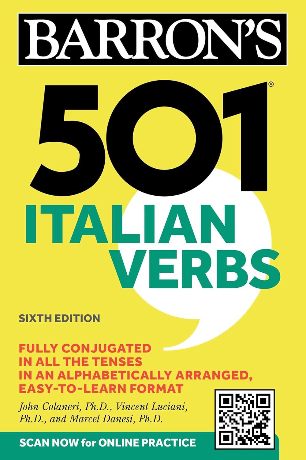 Publisher Barron’s - 501 Italian Verbs (6th Edition) - John Colaneri Ph.D.