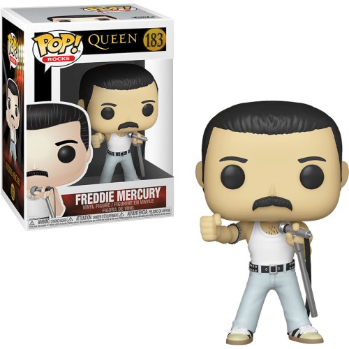 Funko Pop! Rocks:Queen (Freddie Mercury (Radio Gaga)) -  #183 Vinyl Figure