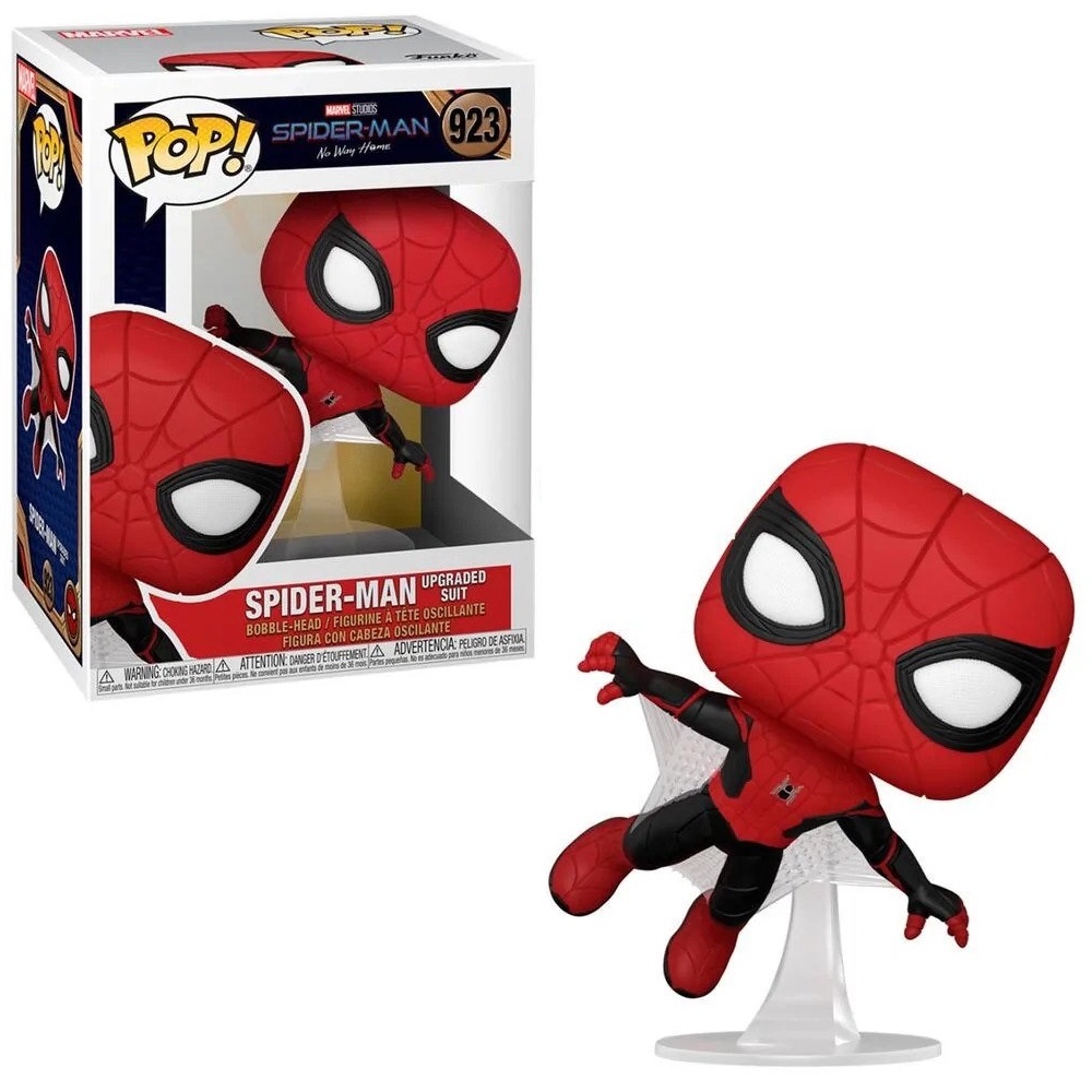 Funko Pop!Marvel:Spider-man no way Home-Spider-man Upgraded Suit - #923 Bobble-Head Vinyl Figure