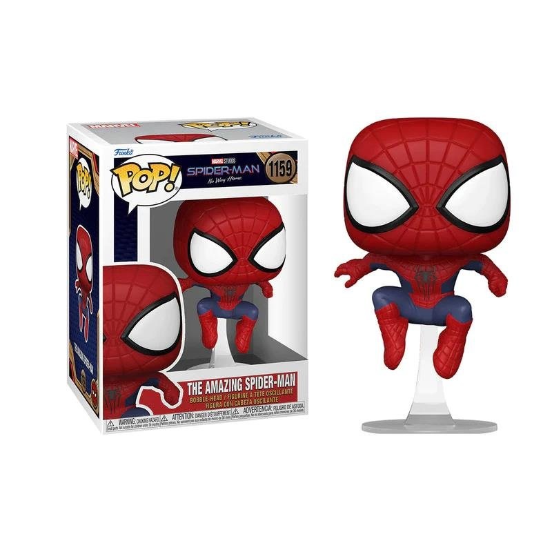 Funko Pop!Marvel:Spider-man no way Home-the Amazing Spider man(Leaping) - #1159 Bobble-Head Vinyl