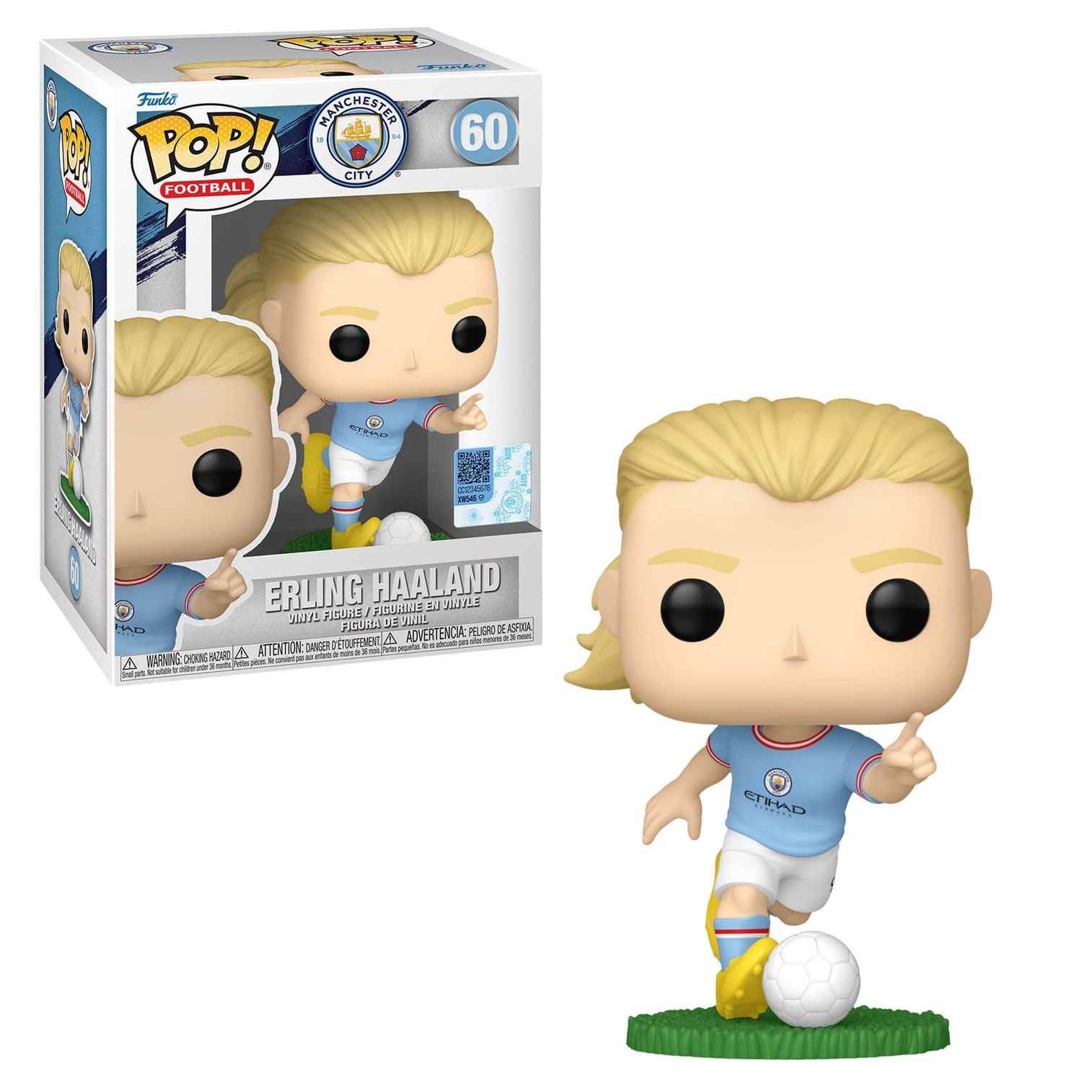 Funko Pop! Football: Manchester City (Erling Haaland) - #60 Vinyl Figure