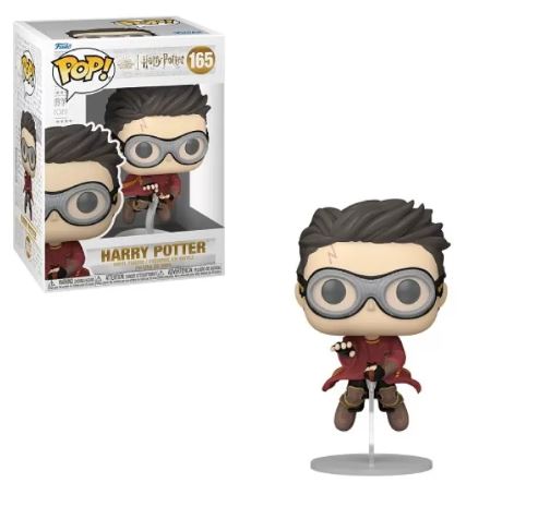 Funko Pop! Movies: Harry Potter Prisoner of Azkaban (Harry With Broom (Quidditch)) #165 Vinyl Figure​