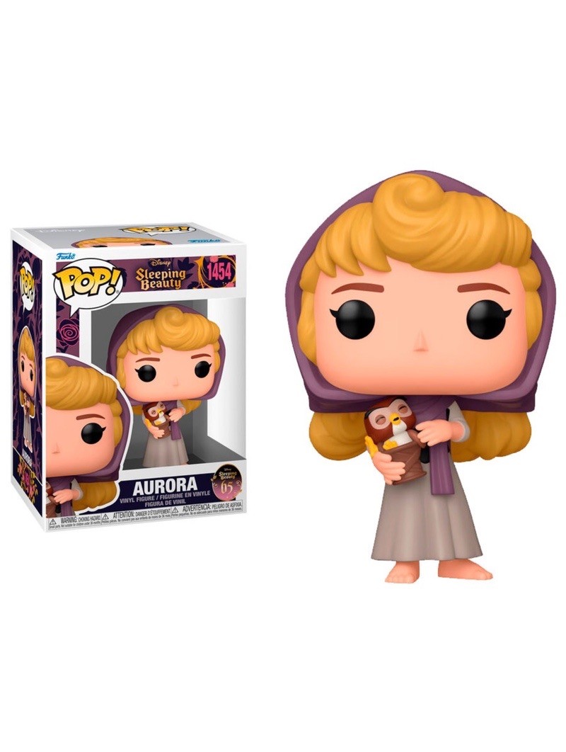 Funko Pop! Disney:Sleeping Beauty 65th Anniversary - Aurora With owl #1454 Vinyl Figure