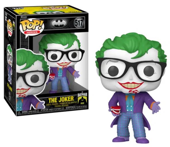 Funko Pop! Movies:Batman 85th Anniversary (The Joker With Teeth) #517 Vinyl Figure