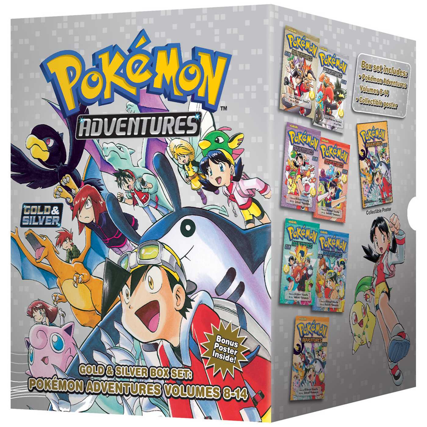 Publisher Viz Media - Pokémon Adventures Gold & Silver Box Set (Set Includes Vols. 8-14) - Hidenori Kusaka