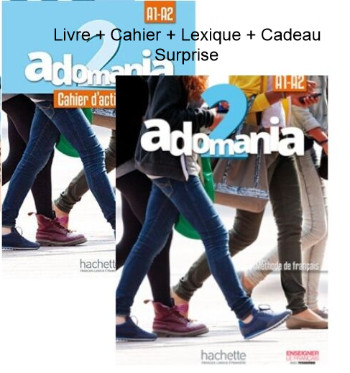 Publisher Hachette - Adomania 2 Super Pack (Livre + Cahier + Lexique + Cadeau Surprise)N/E