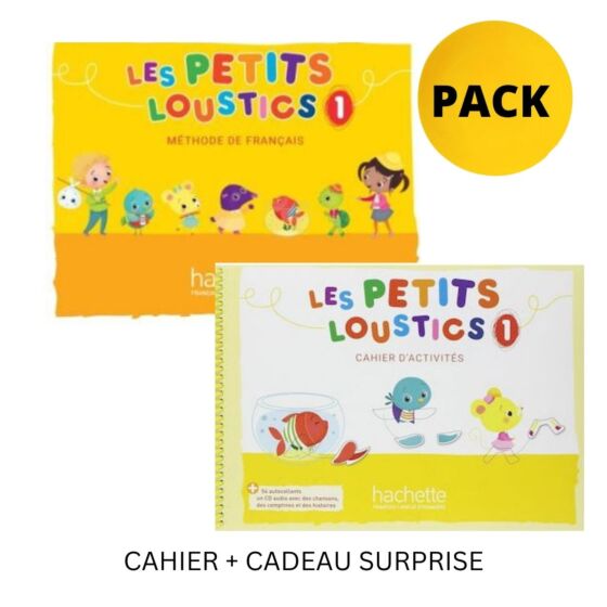 Super Pack Les Petits Loustics 1 (Cahier + Cadeau Suprise) - Hachette