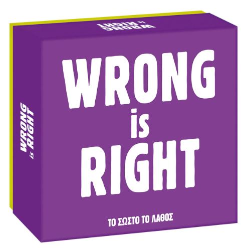 AS Company Games Επιτραπέζιο Παιχνίδι Gift Games Wrong Is Right (Για Ηλικίες 15+ Χρονών)