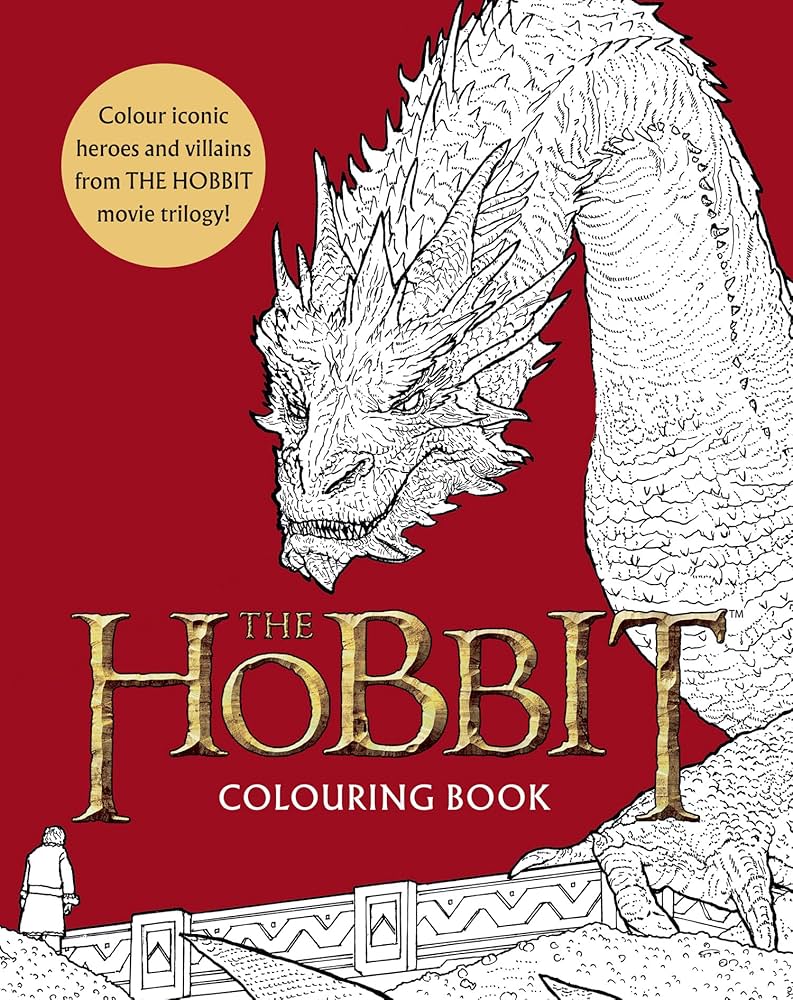 Publisher HarperCollins - The Hobbit Movie Trilogy Colouring Book (Official and Authorised) - Warner Brothers