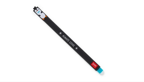 Legami Milano Στυλό με Γόμα 0.7mm με Τιρκουάζ Μελάνι (Penguin)