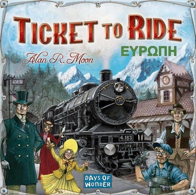 Kάισσα Επιτραπέζιο Παιχνίδι Days Of Wonder Ticket To Ride:Ευρώπη (8+ Ετών)