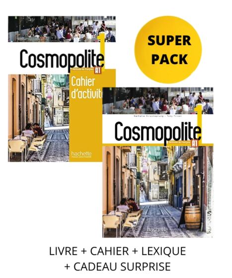 Super Pack Cosmopolite 1(Livre + Cahier +Lexique+Cadeau Suprise)