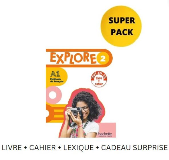 Explore Mini 2 - Super Pack (Livre + Cahier + Lexique + Cadeau Surprise)