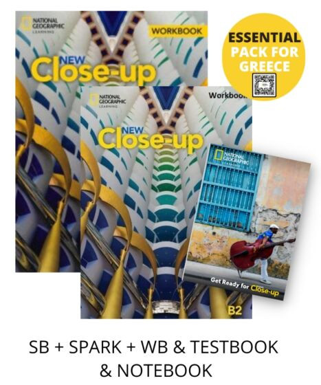 New Close-Up B2 (3rd Edition) - Essential Pack for Greece(Sb + Spark+Wb+Testbook+Notebook)