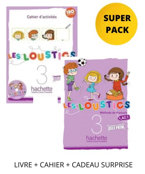 Les Loustics 3 - Super Pack(Livre + Cahier + Cadeau Suprise)