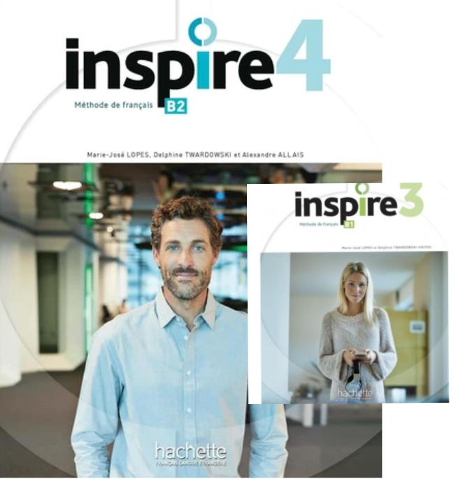 Inspire 3 & 4 Pack (Livre + Lexique + Cadeau Surprise)