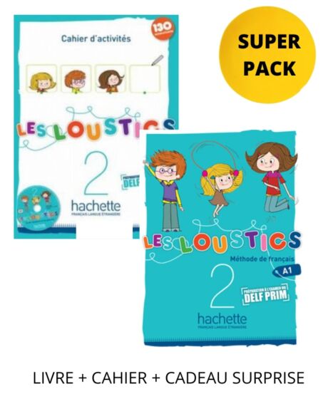 Les Loustics 2 Super Pack (Livre + Cahier +Lexique+Cadeau Suprise)