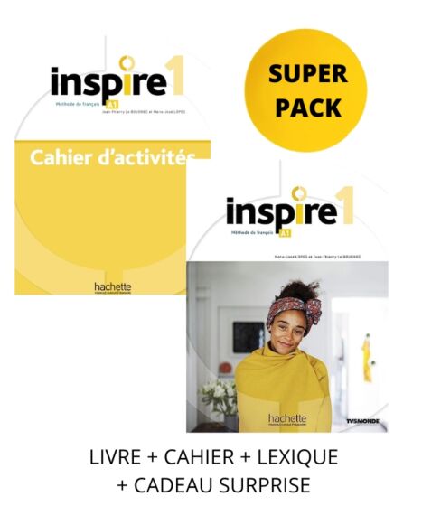 Super Pack Inspire 1(Livre + Cahier +Lexique+Cadeau Suprise)