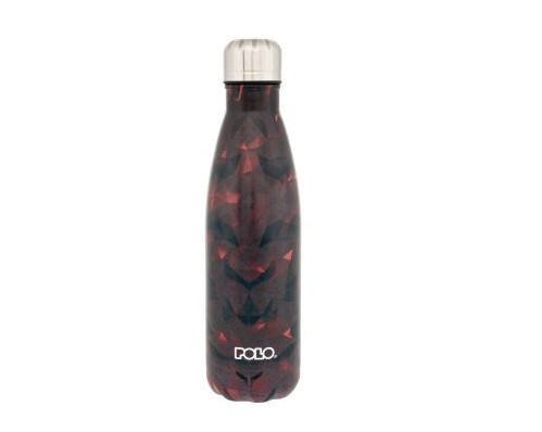 Polo Θερμός Stainless Steel 0.50lt (Μπορντό-Μαύρο)