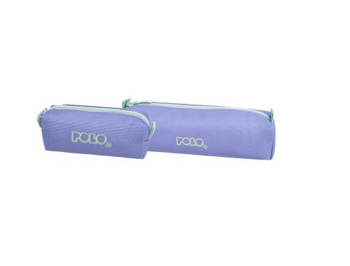Polo Κασετίνα ''Βαρελάκι'' Original Wallet με φερμουάρ και δώρο πορτοφολάκι (Λουλακί/Τιρκουάζ)