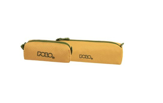 Polo Κασετίνα ''Βαρελάκι'' Original Wallet με φερμουάρ και δώρο πορτοφολάκι (Μουσταρδί/Χακί)