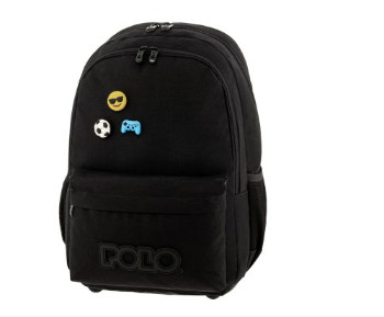 Polo Σακίδιο Pins (Μαύρο)