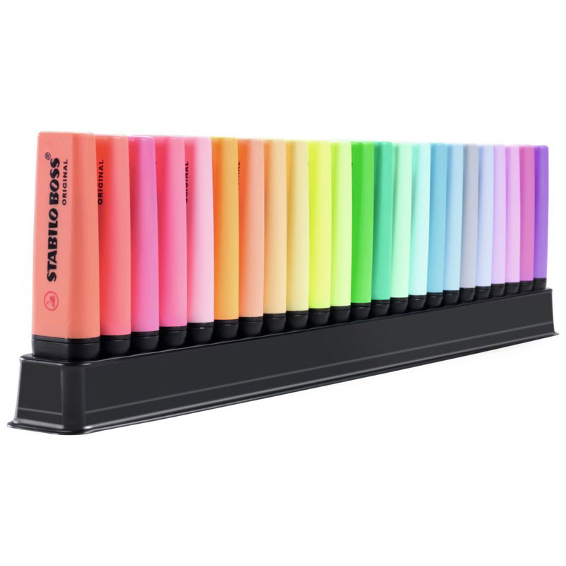 Stabilo Boss Original (Deskset 23τεμ) Όλα τα Χρώματα σε Ένα Σετ - Stabilo