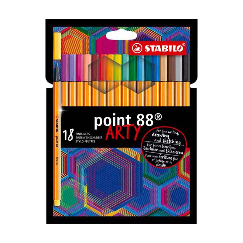 Stabilo Point 88 Arty Μαρκαδόροι (18τμχ)