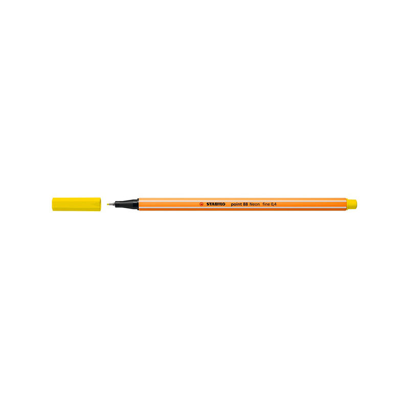 Stabilo Point 88 Μαρκαδόρος 88/024 Neon Yellow 0.4mm