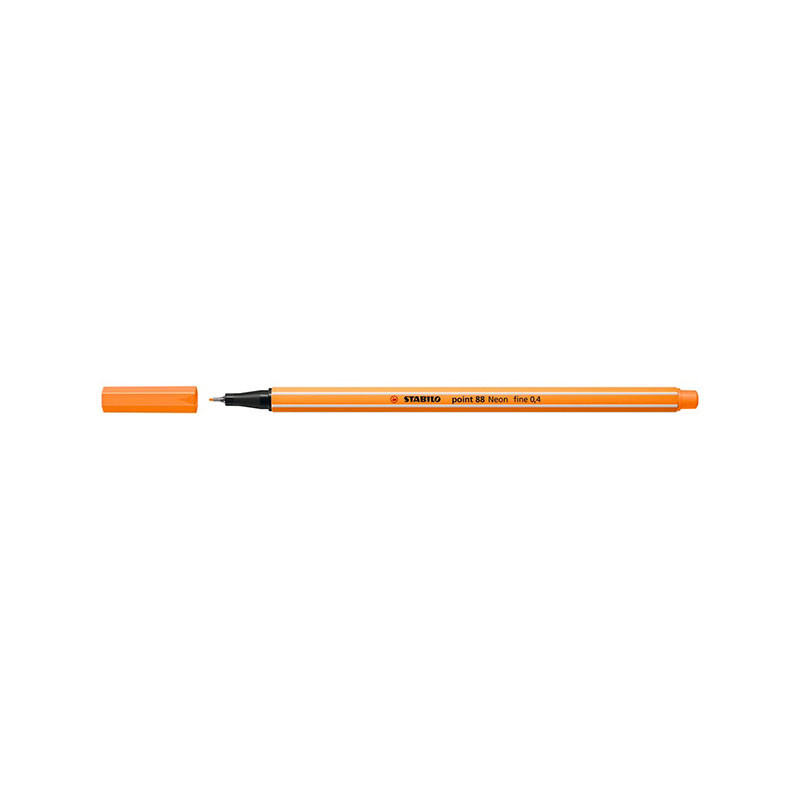 Stabilo Point 88 Μαρκαδόρος 88/054 Neon Orange 0.4mm