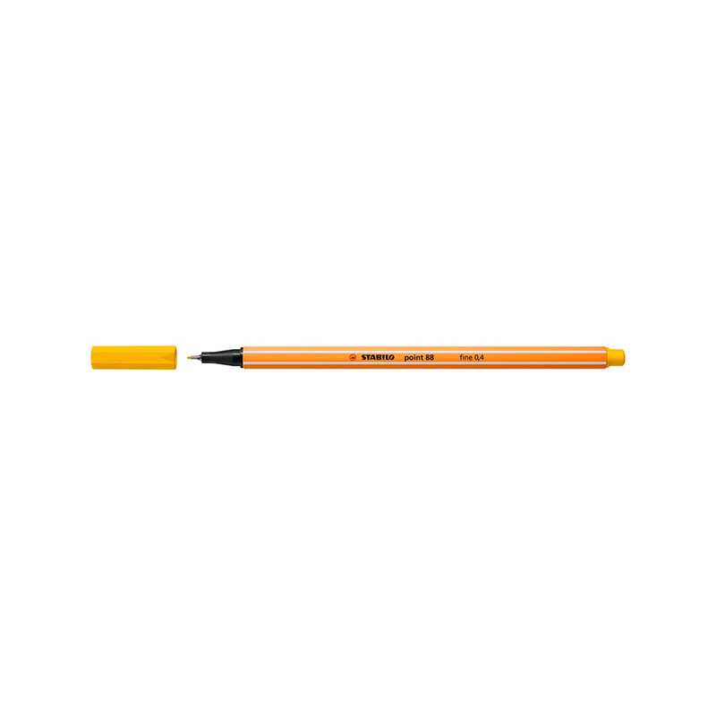 Stabilo Point 88 Μαρκαδόρος 88/44 Yellow 0.4mm